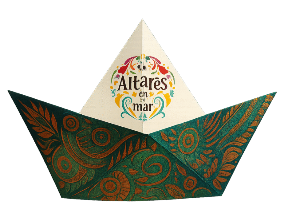 Barco de papel decorativo